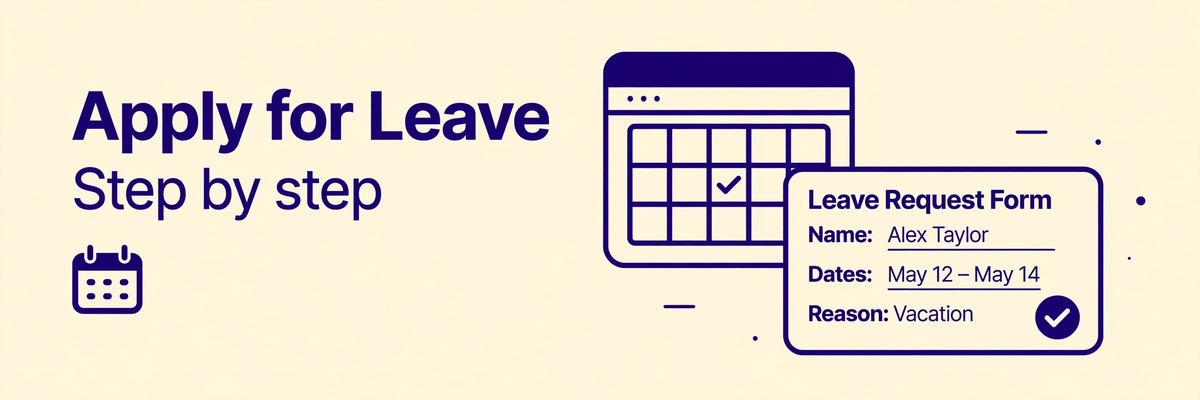 How to Apply for Leave on Manav Sampada