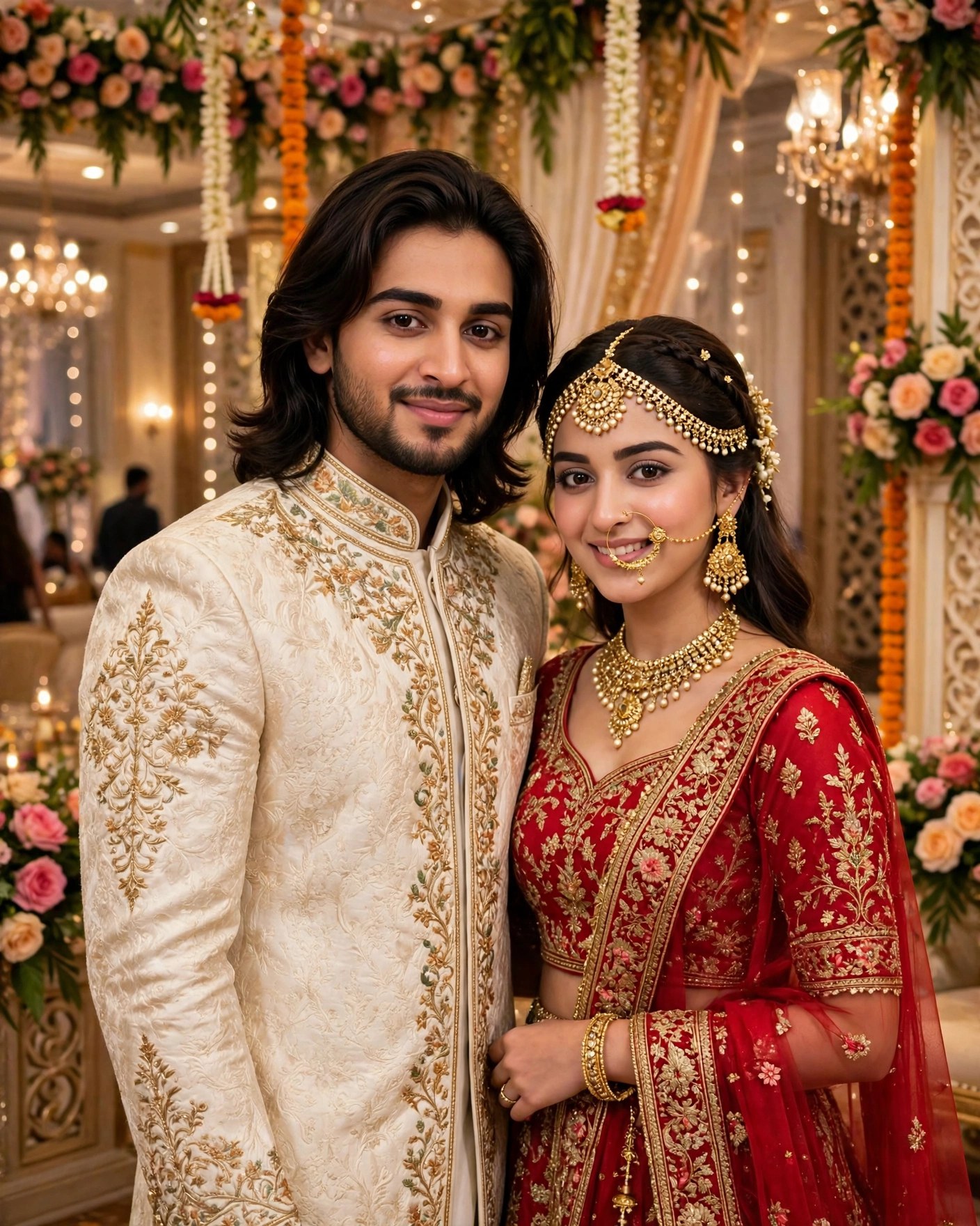 Couple Traditional Wedding Look — AI Photo Editing Prompt on Faymas