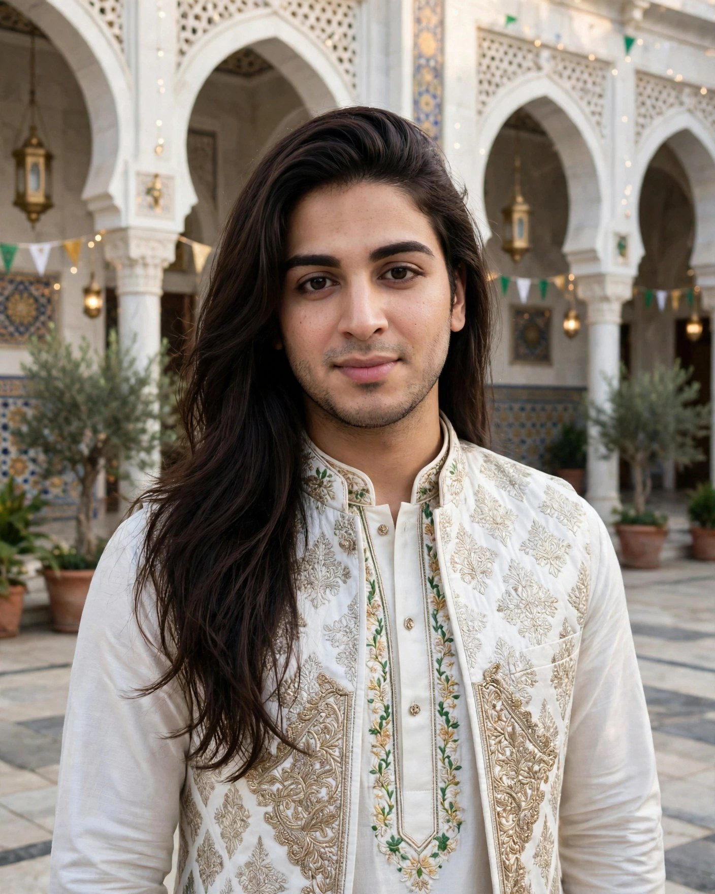 Eid Special Kurta Look — Royal Portrait — AI Photo Editing Prompt on Faymas