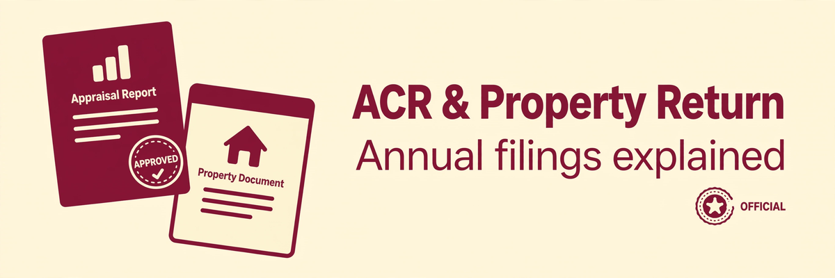 ACR and Annual Property Return on eHRMS